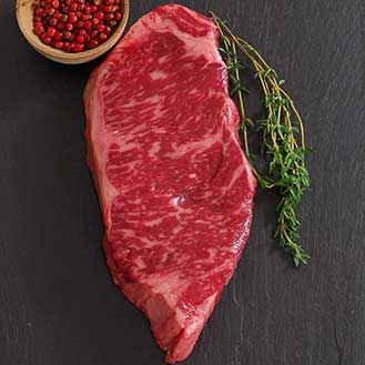 Wagyu Beef New York Strip Steak MS7 - Cut To Order