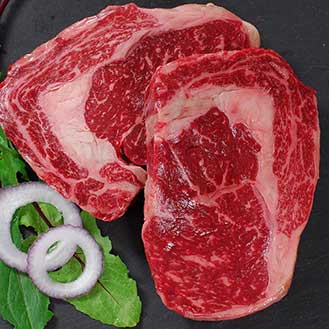 Wagyu Beef Rib Eye Steaks MS5/6