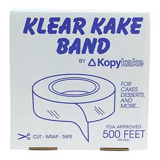 Clear Cake Band - 2.5 Inches