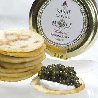 Osetra Karat Amber Caviar Gift Set