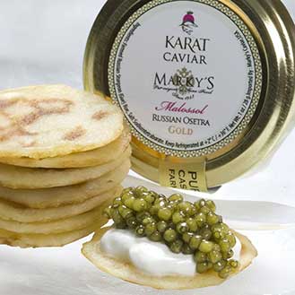 Osetra Karat Gold Caviar Gift Set