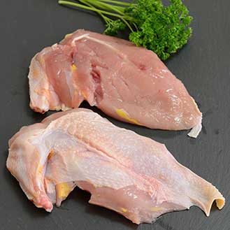 Pheasant Airline Breasts, Skin On