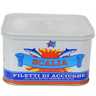 Italian Anchovy Fillet in Extra Virgin Olive Oil