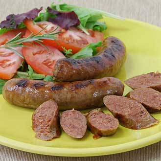 Wild Boar Sausages with Garlic and Marsala Wine