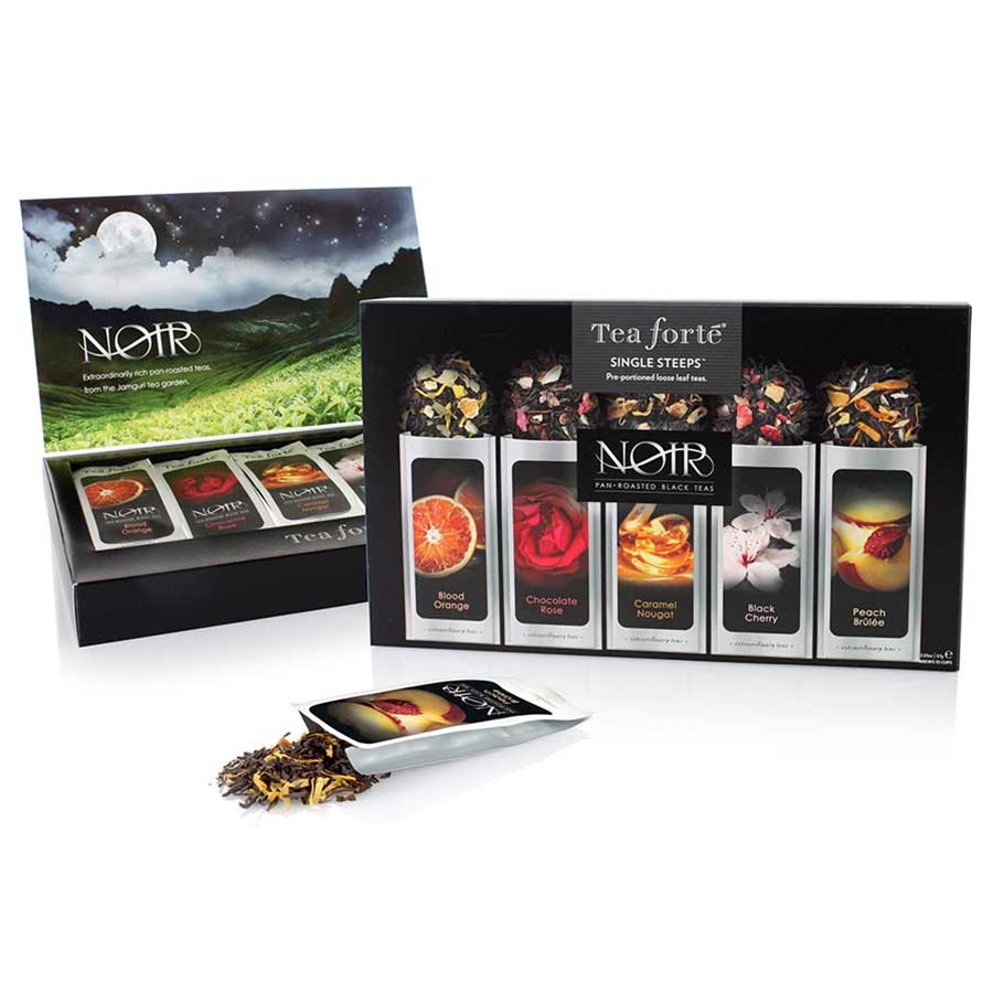 Tea Forte | Noir Collection of Black Teas | Single Steep Packs