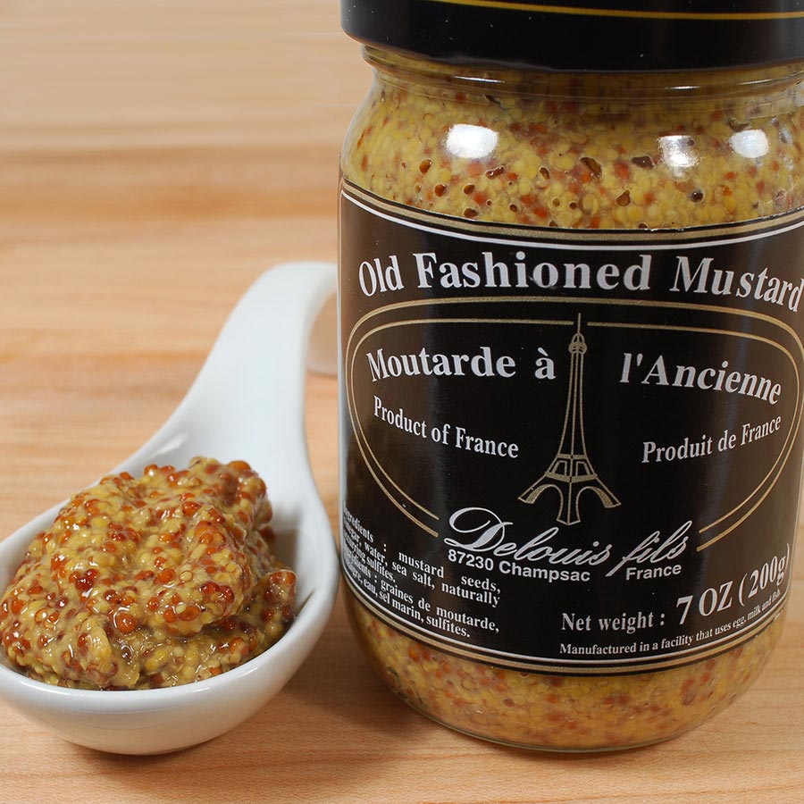 French Whole Grain Old Fashioned Mustard by Delouis Fils from France ...