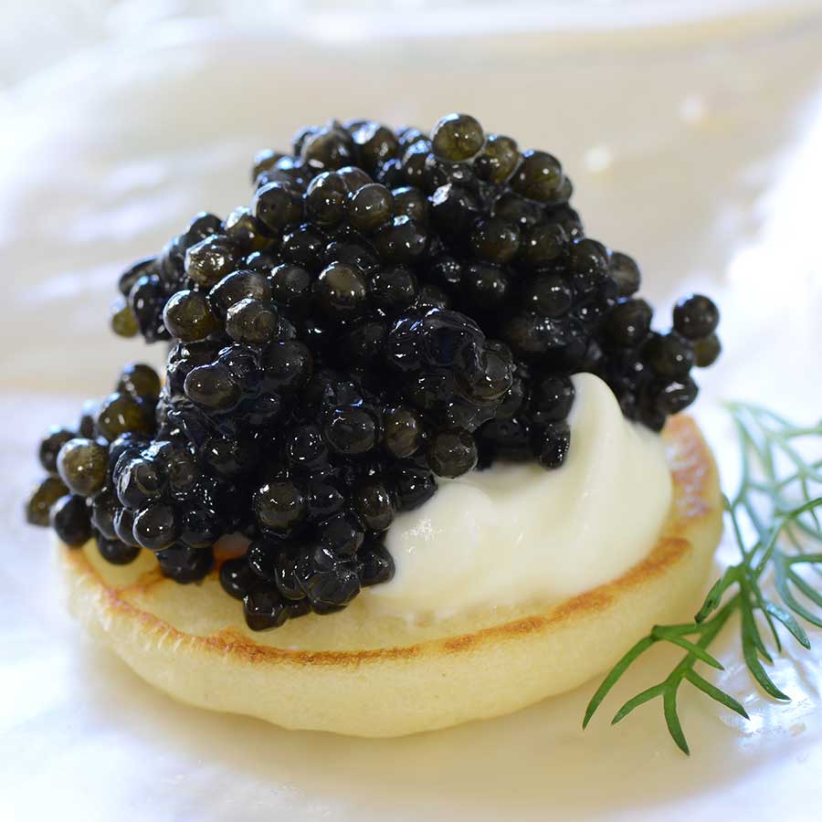 Emperior Osetra Karat Russian Caviar - Black, Malossol - Gourmet Food Store