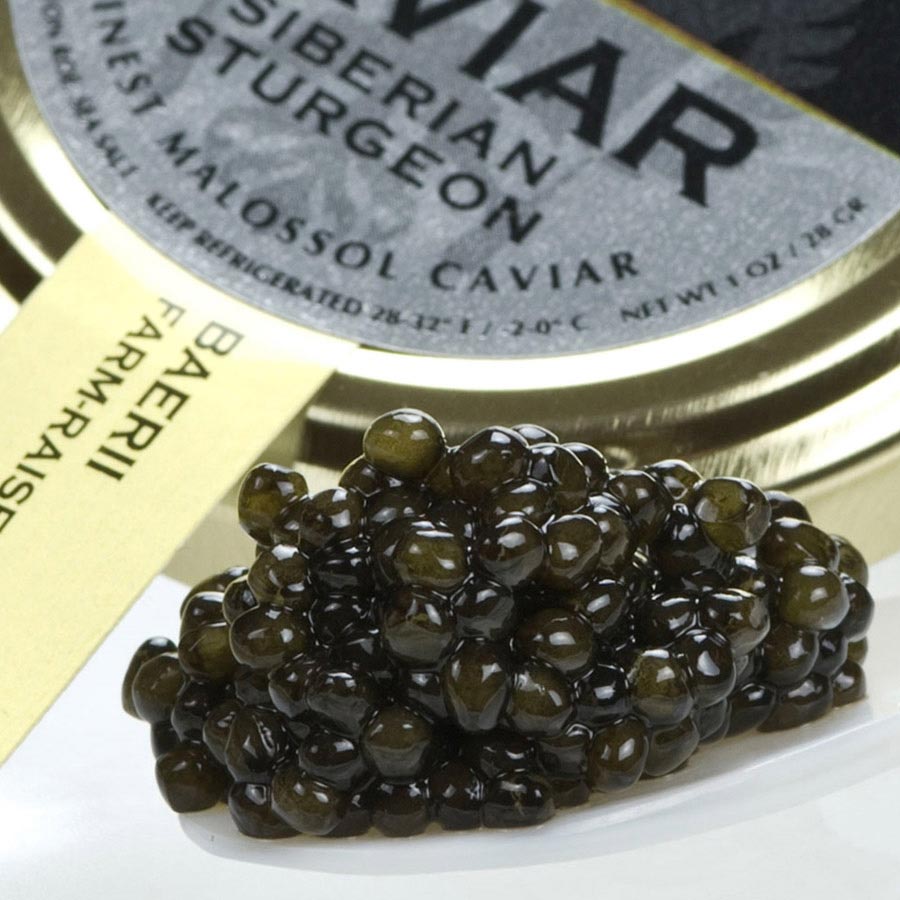 Farm Raised Osetra Baerii Caviar Malossol from France - buy caviar ...