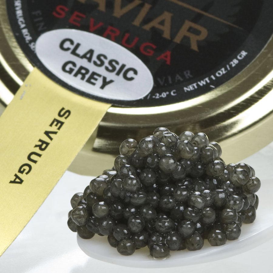 Sevruga Classic Grey Caviar Malossol from Caspian Sea - buy caviar ...