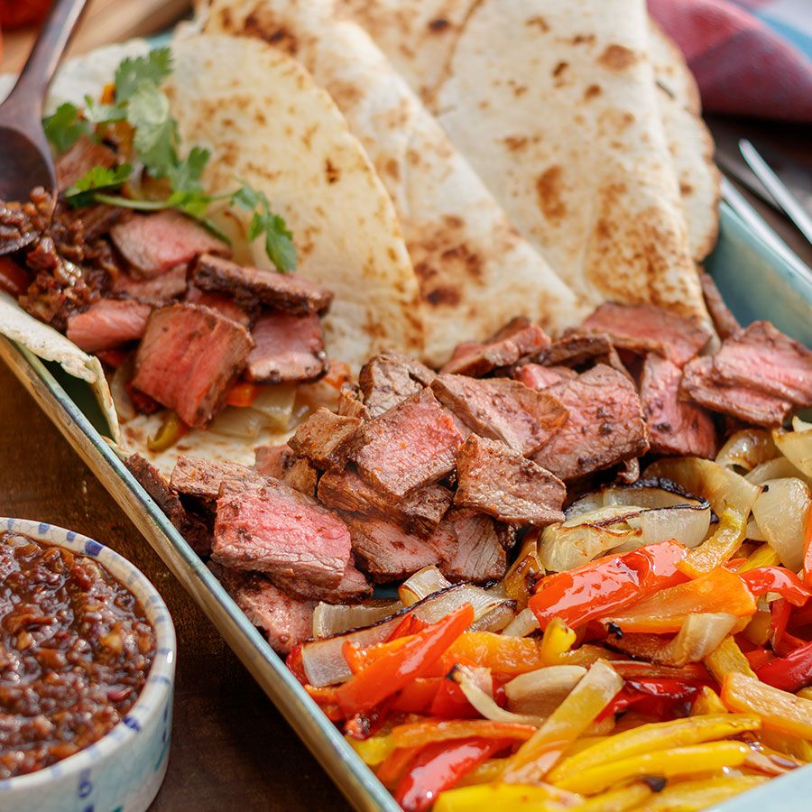 Mole Pobano Skirt Steak Fajitas Recipe | Gourmet Food Store