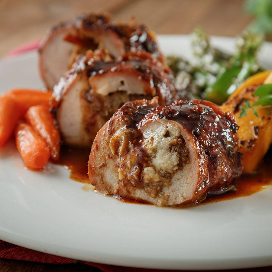 Pork Tenderloin Stuffed With Gorgonzola And Cognac Figs Recipe Hot Sex Picture 