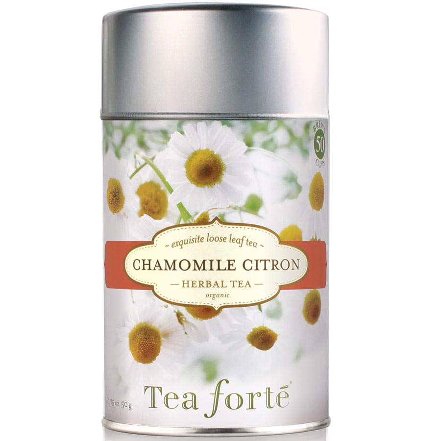 Tea Forte Chamomile Citron Herbal Tea Leaves CaffeineFree