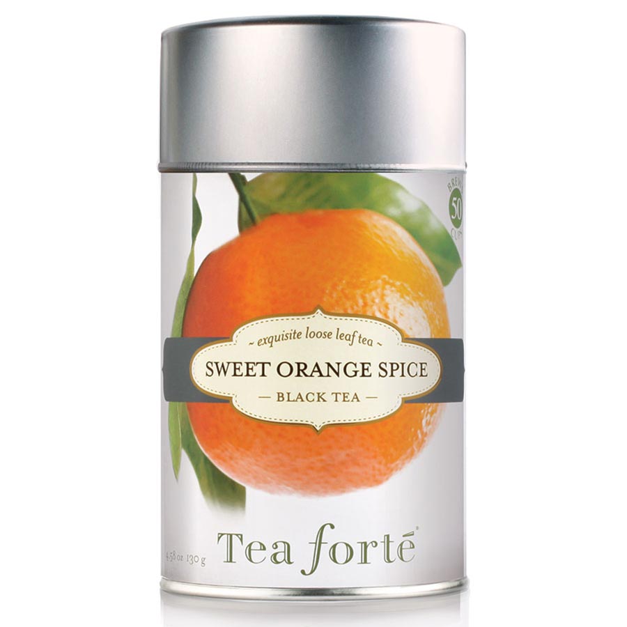Tea Forte Orange Spice Spiced Tea Leaves Orange Tea
