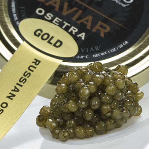 Malossol Caviar | Golden Osetra Caviar | Osetra Malossol