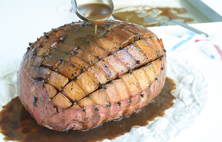 Baked boneless glazed ham, photo by Gourmet Food Store
