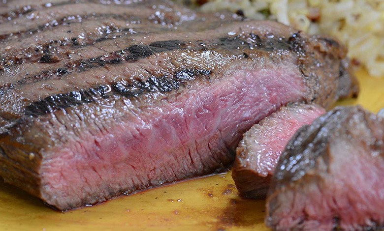 a delicious wagyu steak cut up on a plate, photo by Gourmet Food Store