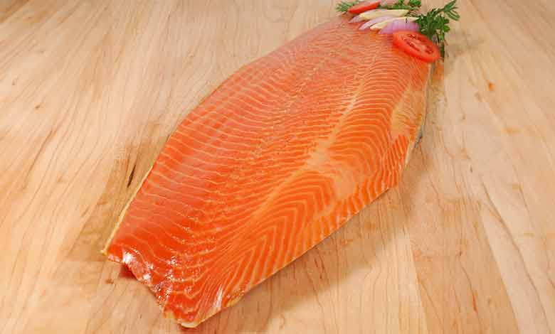 Succulent side of smoked Pacific salmon, photo by Gourmet Food Store