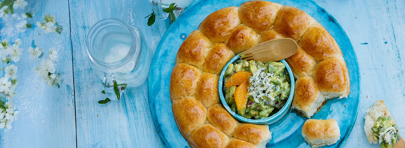 view of delicious Easter bread wreath recipe, Gourmet Food Store