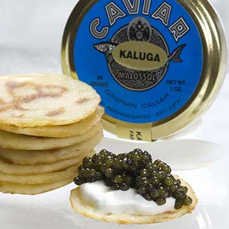 Kaluga Fusion Caviar Amber Gift Set