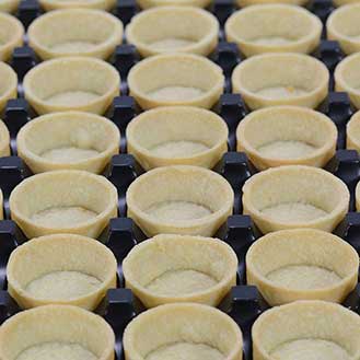 Mini Round Unsweetened Savory Tartlets - Butter 1.3 inch