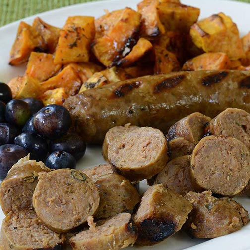 Venison Sausage With Red Wine And Veal Demi Glace Gourmet Food Store